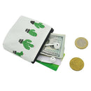 Pack Of 4 Canvas Coin Purse Change Cash Bag Zipper Small Purse Wallets, CactC7Y6