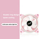 12V 120mm PC Case Fan 3-Pin + 4D Quiet Dual Rings Computer Case Cooling Fan
