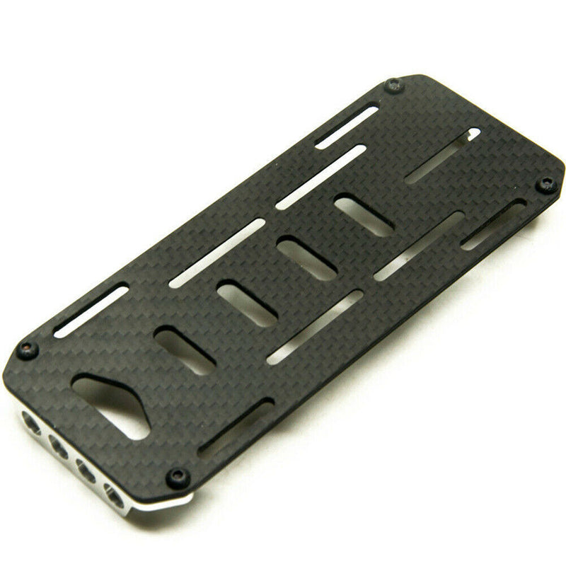 Durable Carbon Fiber Battery Mounting Plate Simulation Universal RC Crawler Car