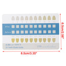 10Pcs Plastic Cold Light Teeth Whitening Color Palette Contrast Card Comparis_