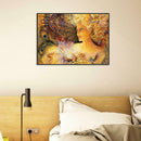 5D DIY Full Round Drill Diamond Painting Peacock Girl Embroidery Mosaic Kit