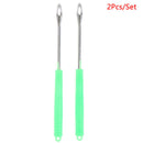 2 Pcs Stainless Steel Detacher Remover Tool Fishing Tackle Safety ExtractorBX