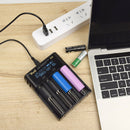 USB LCD Smart Battery Charger 4 Slots For 18650 21700 26650.etc Nimh BatterS Hn