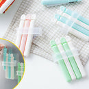 4Pcs Food Snack Storage Seal Sealing Bag Clips Sealer Clamp Solid Color Foo A5I9