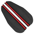 2x Carbon Fiber Look Car Side Rear View Mirror Rain Visor Snow Guard Shield