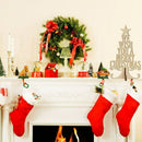 Have Yourself a Merry Little Christmas Holly Wood Plank Design Hanging Sign F4W9
