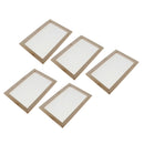 5Pc Portable Paper Making Mould Frame Screen Handmade Paper Tool Paper Art Craft