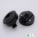 1 PCS Black Embedded Zipper Box Hatch Latch Handle New Round Head Lock