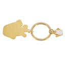 New Cute Potted Plant Cactus Shape Key Ring Keychains Keyrings Chain for Wo
