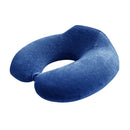 Memory Foam U Shaped Travel Pillow Neck Support Car Seat Cushion Gift Blue