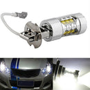 Super Bright H3 80W 6000K Halogen LED Chips Headlight Bulbs Conversion Kit Lamps