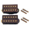 Electric Guitar Humbucker Ceramic Magnet Double Coil Pickups (Neck&Bridge) Wood