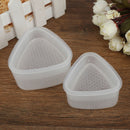 2Pcs Transparent Practical Kitchen Bento Decorating Sushi Onigiri Mold Gw