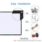 120'' Indoor Portable Projector Screen Soft Home Cinema Movie Screen 16:9