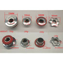 2Pcs Barbell Collar 1'' Gym Spin Lock Screw Clips Clamps Hex Nut Accessories