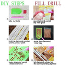 Diy 5D Diamond Painting Kits For Adults, Full Drill Love Embroidery Rhinest