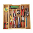 1X(Retractable Multi-Functional Bamboo Storage Box Cutlery Tray Bamboo Draw