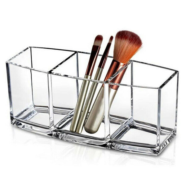 Acrylic Makeup Organizer Cosmetic Holder Makeup Tools Storage Box Brush and C3M2