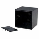Alarm clock / digital clock Wooden table with a USB port, works with AAA ba V9R7