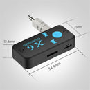 Mini Wireless Bluetooth HIFI Car Kit Hands free 3.5mm Jack AUX Audio Receiver