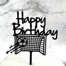 Football Acrylic Cake Topper Soccer Happy Birthday Cake Topper For Boys Birth BX