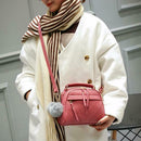 Women Messenger Handbag Shoulder Bag PU Leather Satchel Sling Bag/Cameo SN9F