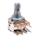 2 Pcs B50K 50K Ohm 6 Terminals Dual Linear Rotary Taper Potentiometers E3L7