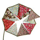 3.2m 12 Flags Retro Floral Flag Banner Pennant Wedding/Birthday Party Decor