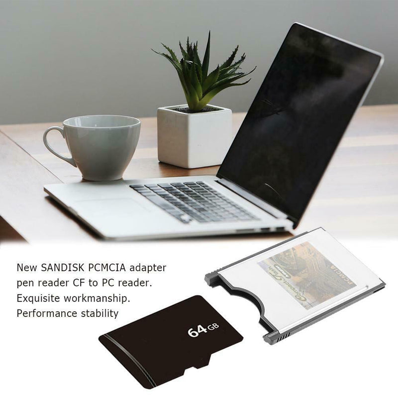 Compact Flash CF to PC Card PCMCIA Adapter Card Reader for Laptop Notebook