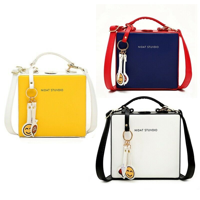 Black white new Small Bag female version of high quality PU fashion beautif F6Z7