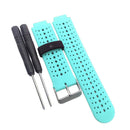 2 Pieces Silicone Replacement Wrist Watch Band for Garmin Forerunner 220 230 235