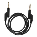 1M Dual Injection 4mm Banana Plug Connector Adapter Probe Cable Cord,Black