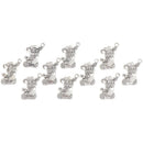 10pcs/lot Charms Christmas stocking Pendants Jewelry Making DIY Handmade CraftJ+