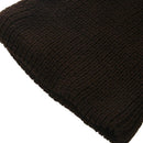 Mens Slouchy Long Beanie Knit Cap for Summer Winter Oversize brown