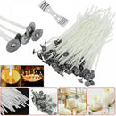 100Pcs 120mm Pre Waxed Candle Wicks For DIY Candles Making With Sustainers #