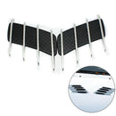 2Pcs Shark Gills Car Exterior Decor Stickers Side Vent Air Flow Fender A