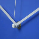 25cm Super Quite Clock Non Ticking Quartz Wall Clock Home Decor Blue