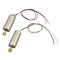 Set of 4 Clockwise & Anti-clockwise Metal 7.4V Coreless Motors with Copper Gear