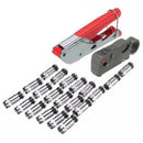 22Pcs Universal Compression Tools Kit Stripper F Bnc Rg6 Connector Cable Co