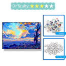 1000 Pieces Girl and Sea Jigsaw DIY Puzzles Educational Toys for Kids Gift