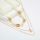 2pcs Boho Necklace Shell Seastar Pendant Choker Women Beach Jewelry Gift