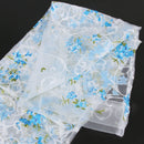 Floral Tulle Voile Door Window Curtain Drape Panel Sheer Scarf Valances