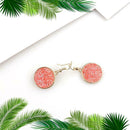 Fashion Women Round Crystal Dangle Ear Hook Circle Drop Earrings Jewelry A