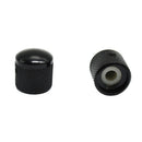 4x Black Tone Volume Control Knob Dome Buttons w/ Wrench for Electric Guitar