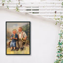 5D DIY Full Drill Diamond Painting Warm Old Lovers Cross Stitch Embroidery
