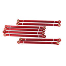 8x 1:10 RC Car Alloy Steer Linkage Servo Link Rods for Axial SCX10 Accessory