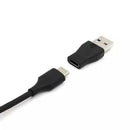 USB A Male to USB Type-C Female Elbow Plug Adapter Converter