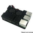 Aluminum Radiator Protection Case For Raspberry Pi 3B+ 3B 2B Metal Cooling J_