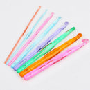 Portable Ergonomic Needles Extra Long Soft Grip Handles Crochet Hooks Set
