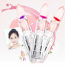 Flower Crystal Jelly Lipstick Temperature Change Color Lip Balm Waterproof